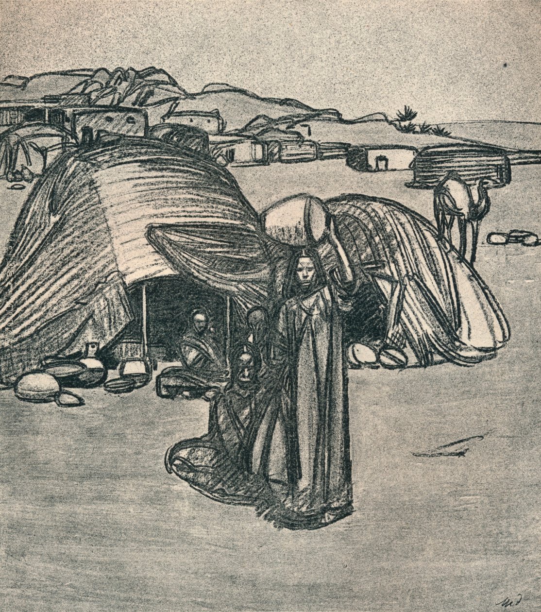 Aux Portes du Désert, vers 1920, 1923 - Maxime Pierre Jules Dethomas
