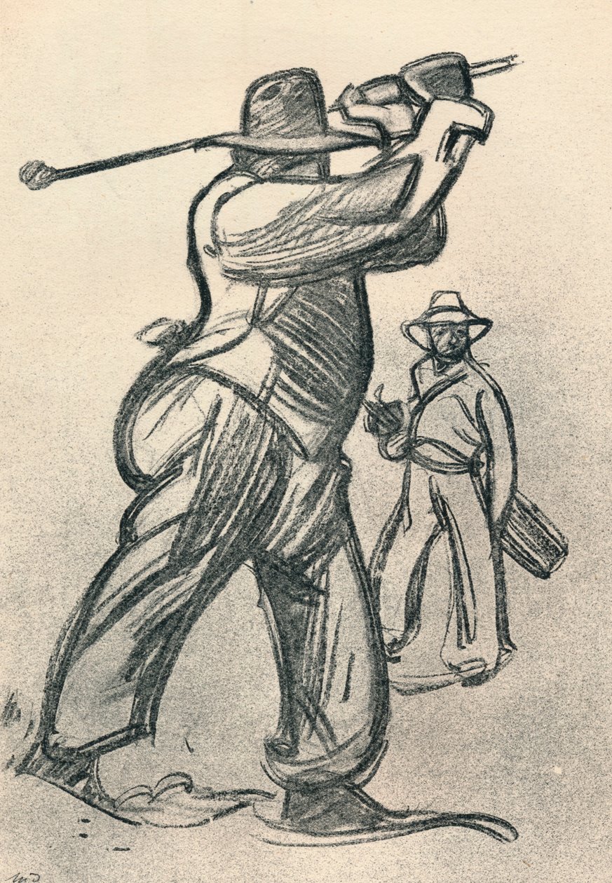 Le Joueur de Golf - Maxime Pierre Jules Dethomas