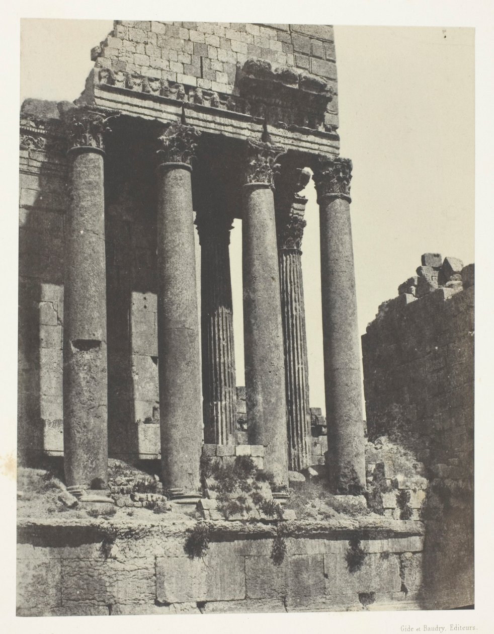 Baalbeck (Héliopolis), Temple De Jupiter, Vue Prise à L