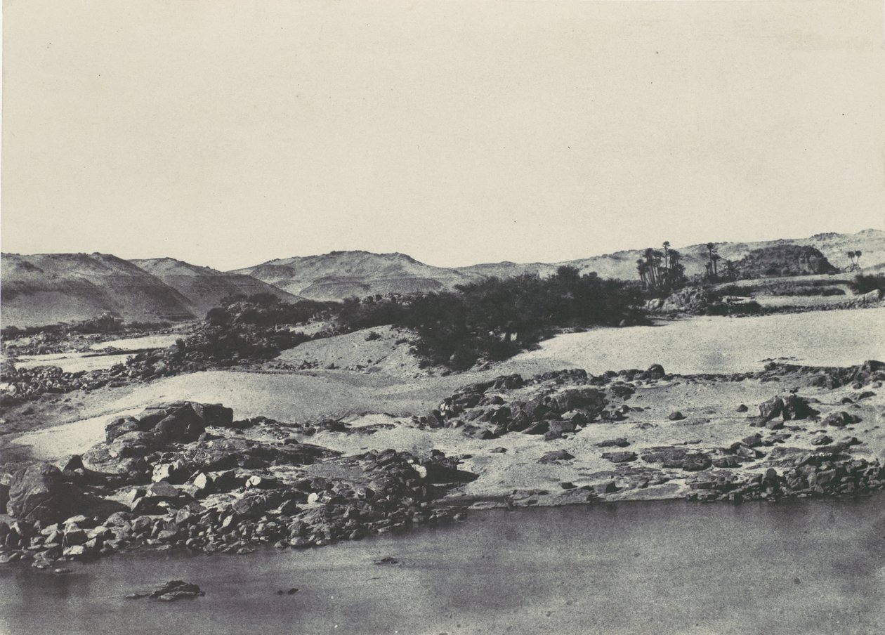 Haute-Égypte. Entrée de la Première Cataracte - Maxime Du Camp