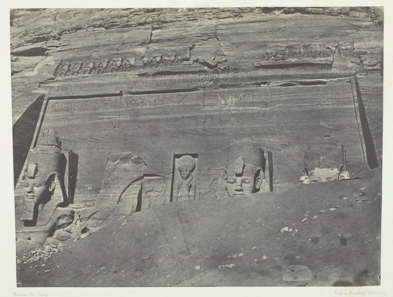 Ibsamboul, Vue Générale Du Grand Spéos De Phrè, Nubie - Maxime Du Camp