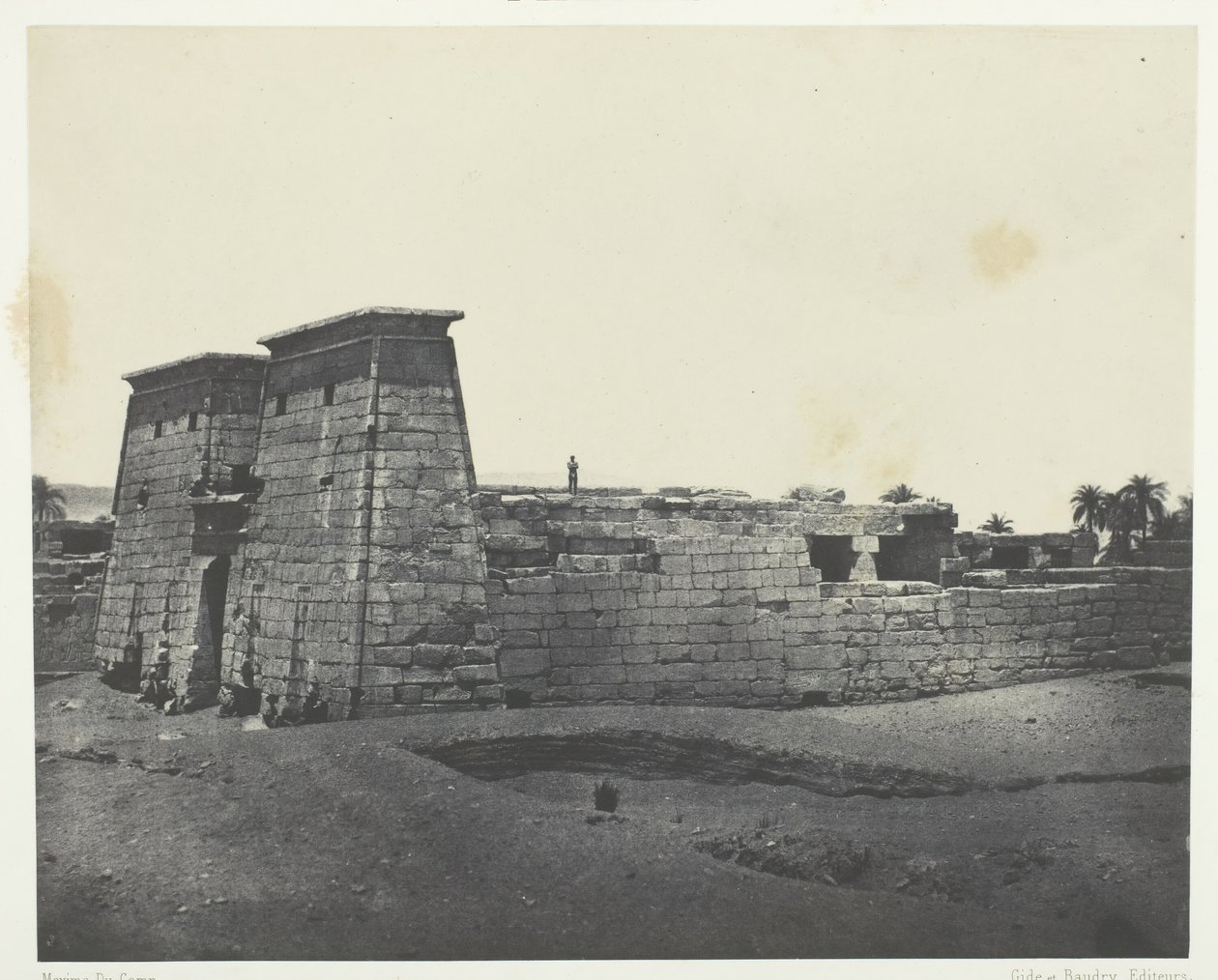 Karnak, Temple de Khons, Thèbes - Maxime Du Camp