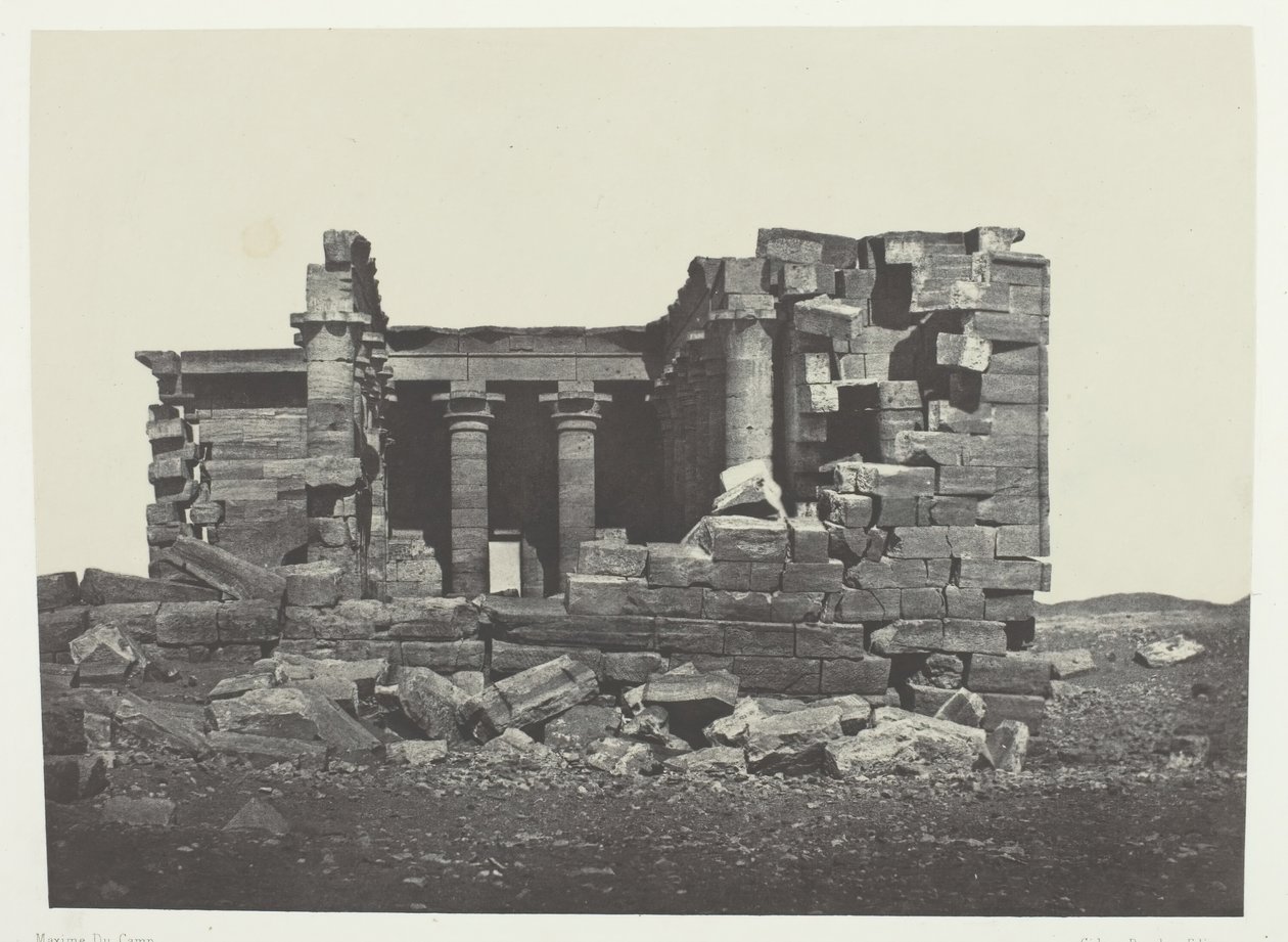 Temple De Maharakkah Hièra Sycaminos Des Grecs, Nubie - Maxime Du Camp