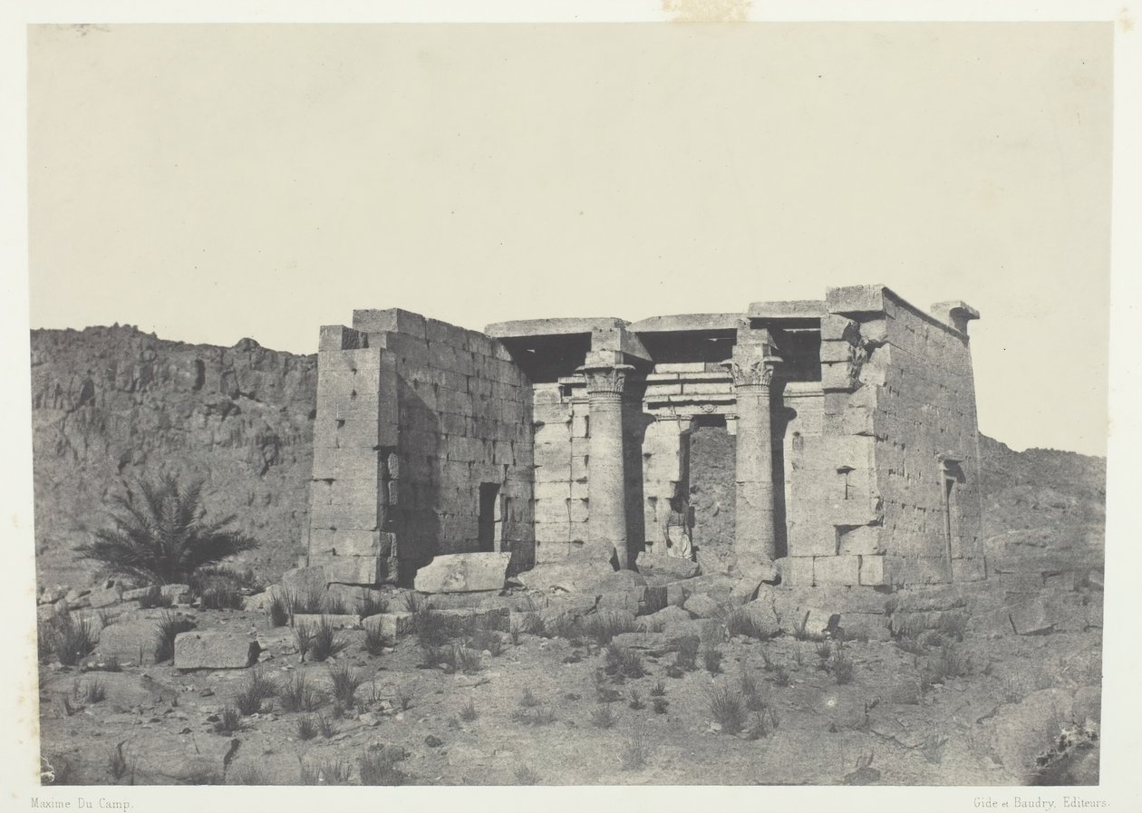 Temple de Tafeh Ancienne Taphis, Nubie - Maxime Du Camp