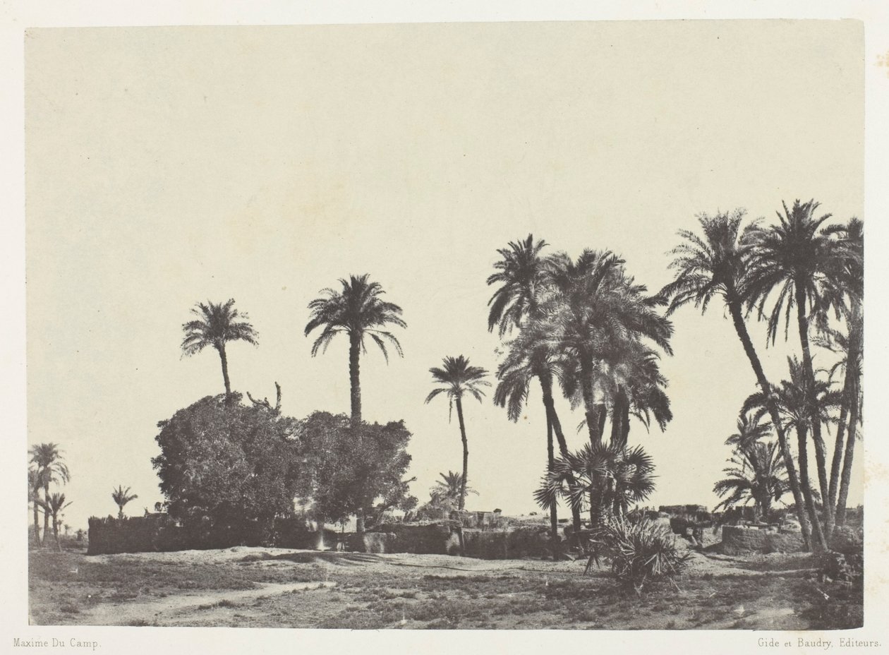 Village de Hamameh, Haute-Égypte - Maxime Du Camp