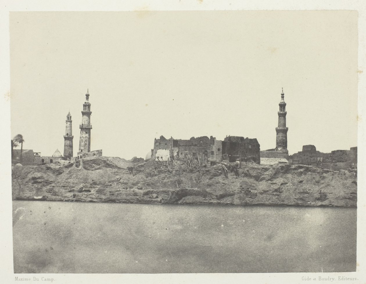 Vue générale, Girgeh, Haute-Égypte - Maxime Du Camp