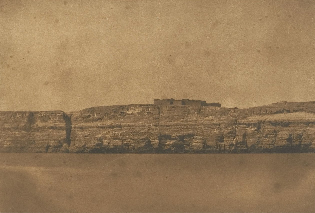 Vue de Djebel-el-teir et du Couvent de la Poulie - Maxime Du Camp