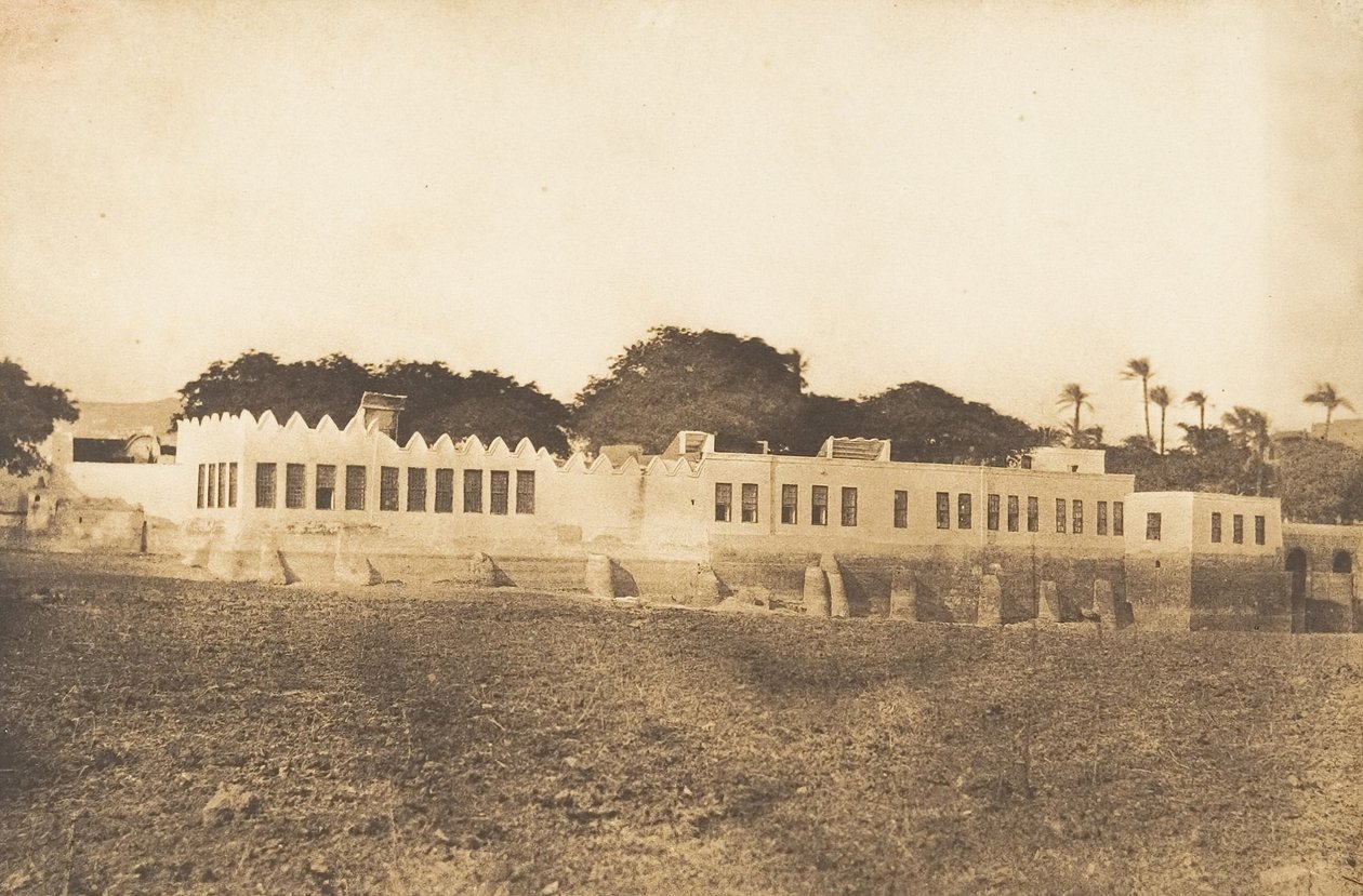 Vue du Divan et du Palais du Gouverneur, à Syout, 1849-50 - Maxime Du Camp