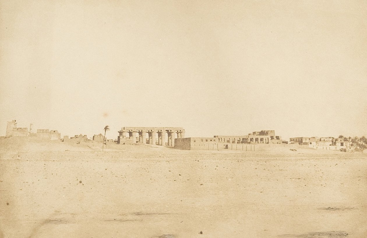Vue générale des ruines de Louxor, prise de l