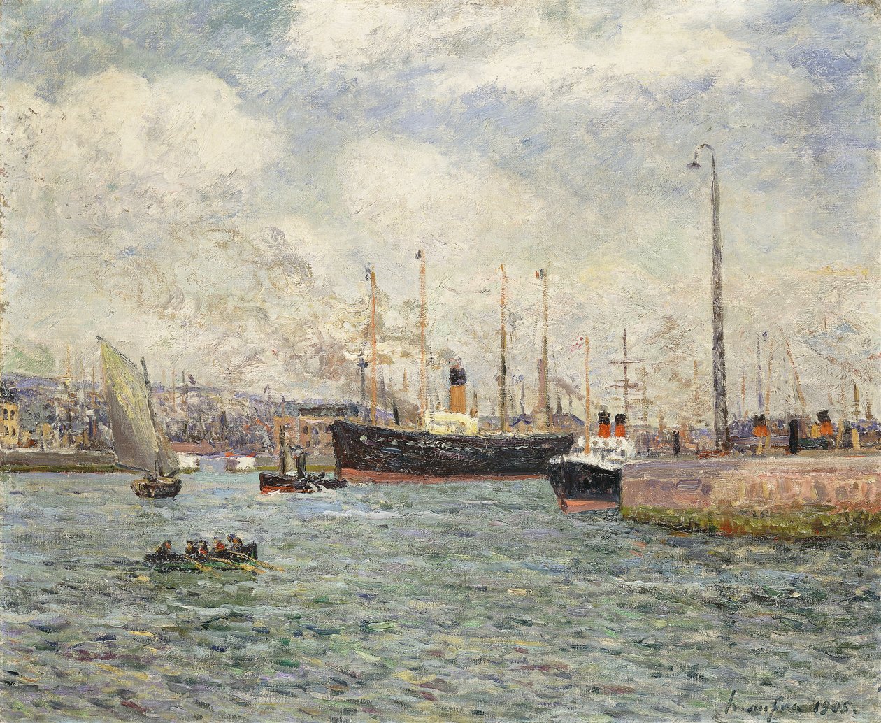 Le port du Havre, 1905 - Maxime Emile Louis Maufra