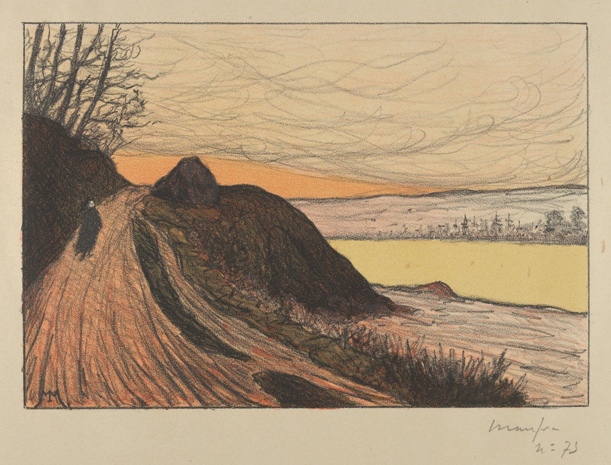 La Route de Gaud - Maxime Emile Louis Maufra