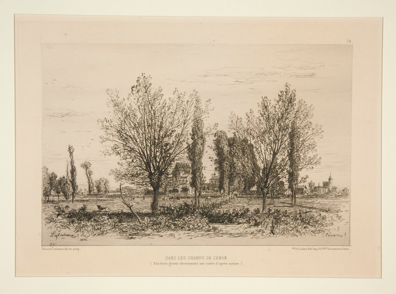 Dans les champs de Cénon - Maxime Lalanne