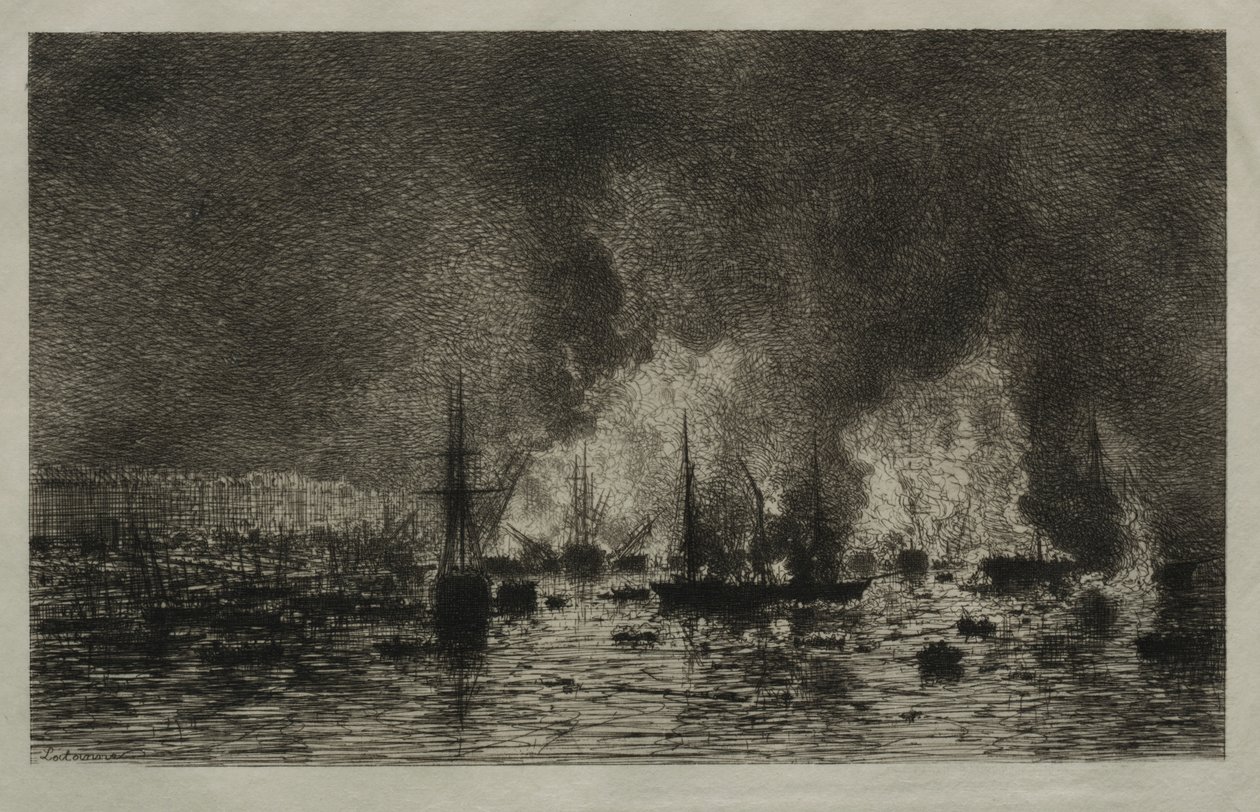 Incendie dans le Port de Bordeaux - Maxime Lalanne