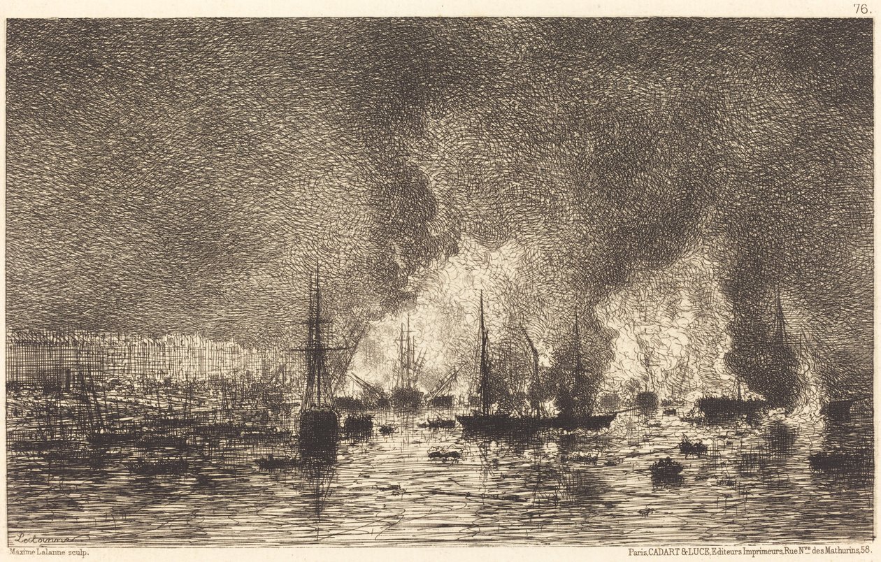 Incendie dans le port de Bordeaux - Maxime Lalanne