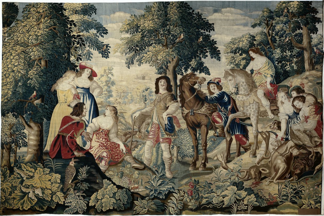 Repos dans la forêt - Maximiliaan van der Gucht