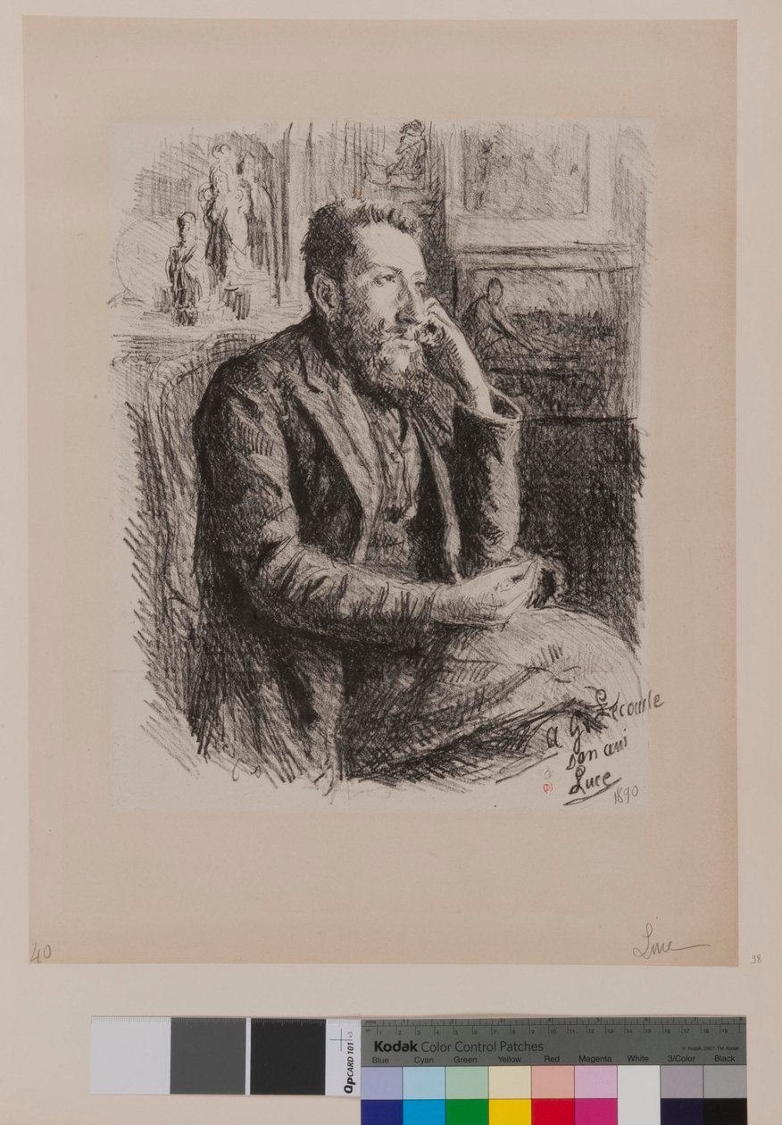 A Georges Lecomte - Maximilien Luce