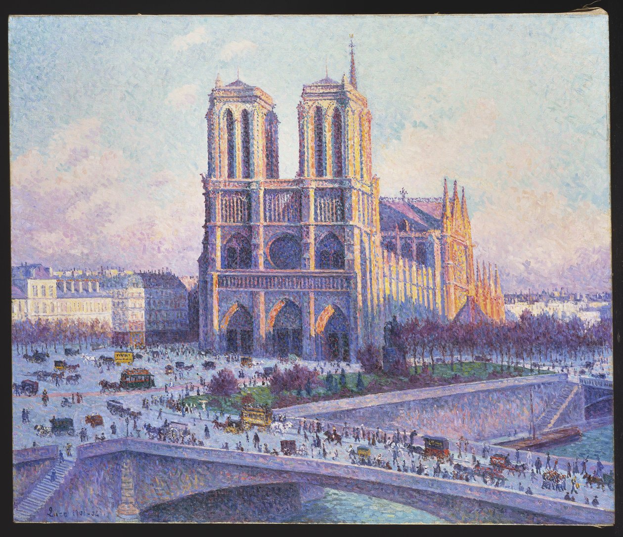 Notre-Dame, Paris, vue du Quai Saint-Michel, 1901-04 - Maximilien Luce