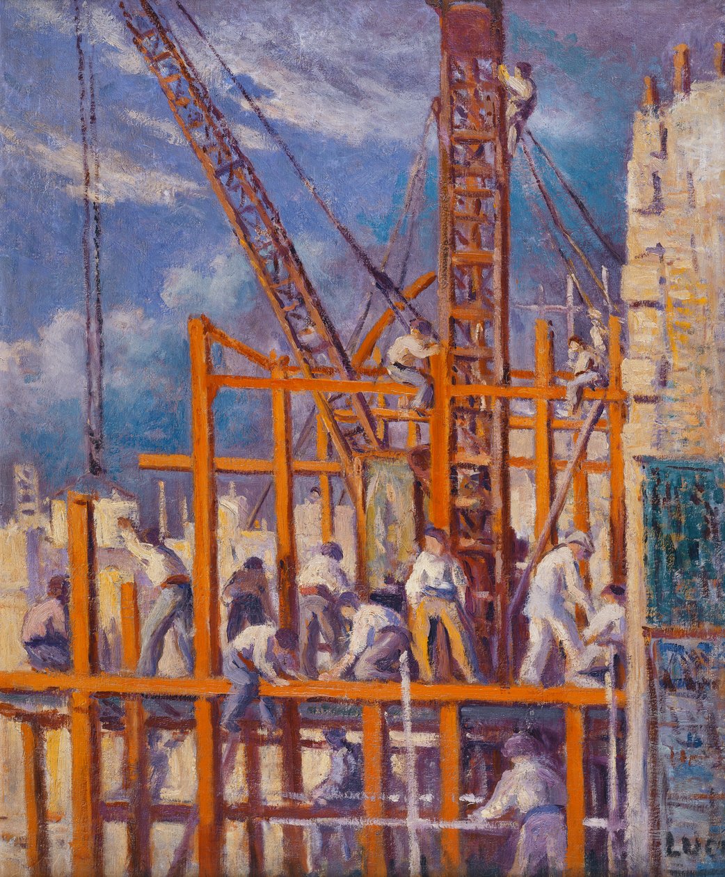 Les Chantiers de Paris, Boulevard de la Madeleine - Maximilien Luce
