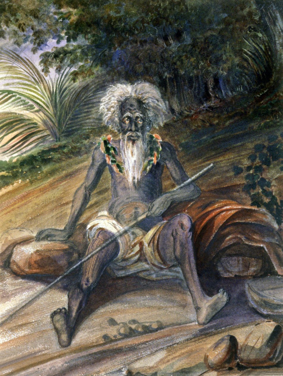 Vieil homme en Océanie - Maximilien Radiguet