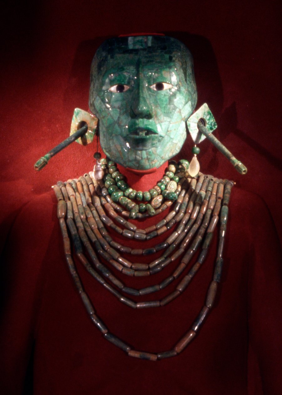 Bijoux royaux de Pacal, roi de Palenque, période classique tardive - Mayan