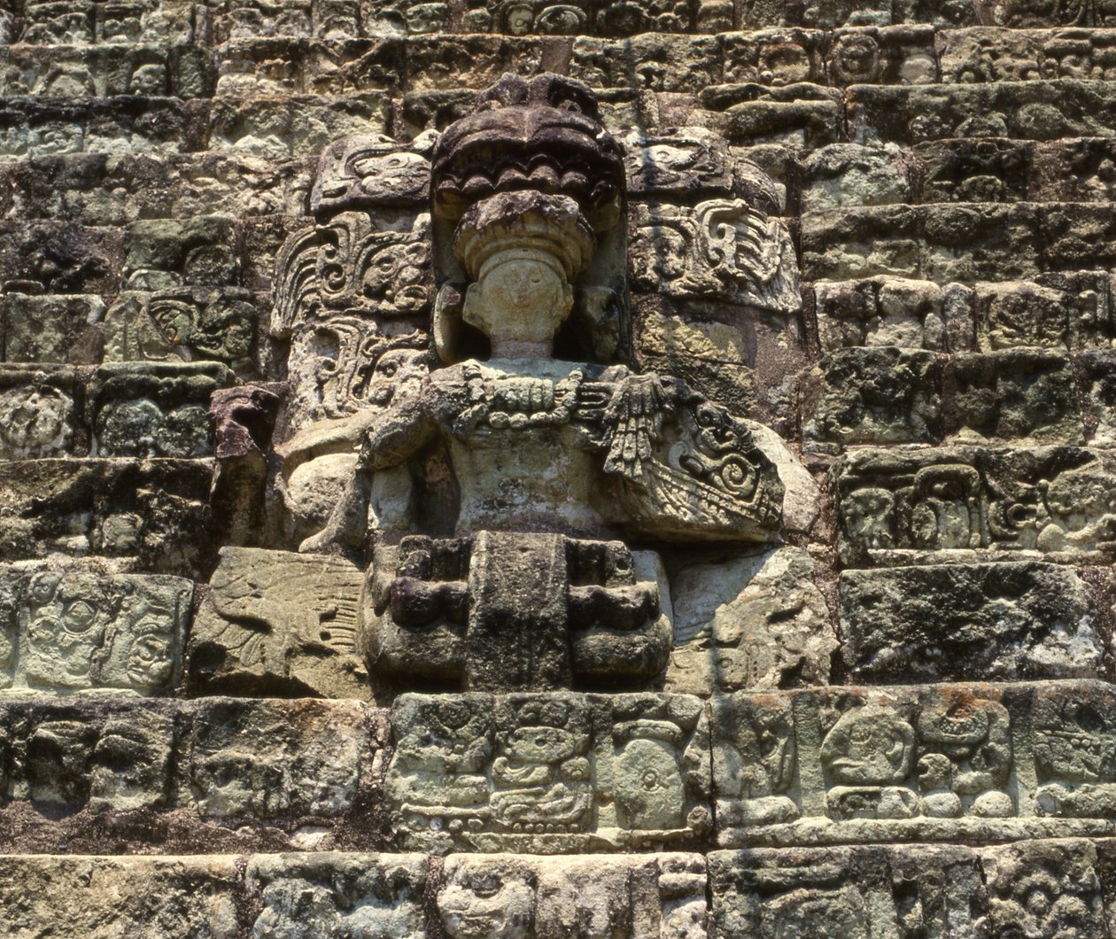 Statue Hiéroglyphique de Copan - Mayan