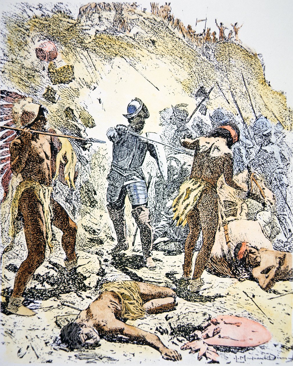 La révolte des Indiens Pueblos de 1680 - Maynard Dixon