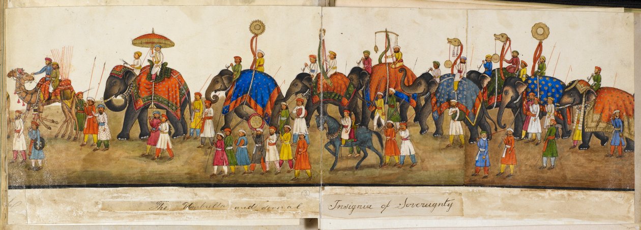 Panorama processionnel, illustration de 