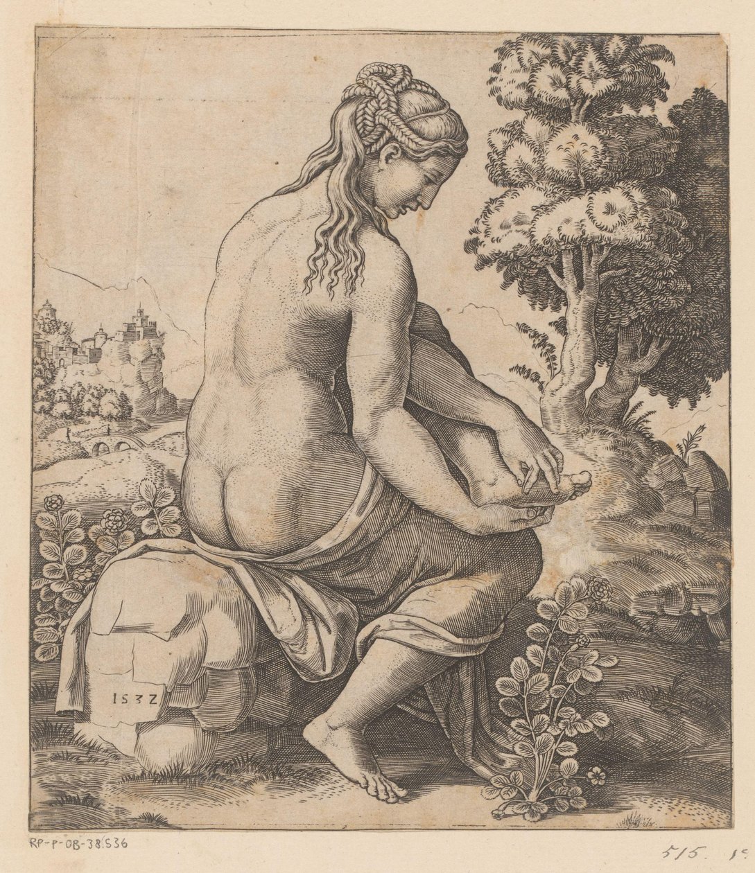 Vénus et la rose - Meester van de Dobbelsteen