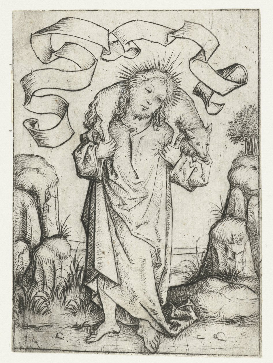 Christ comme le Bon Pasteur - Meester van het Amsterdamse Kabinet