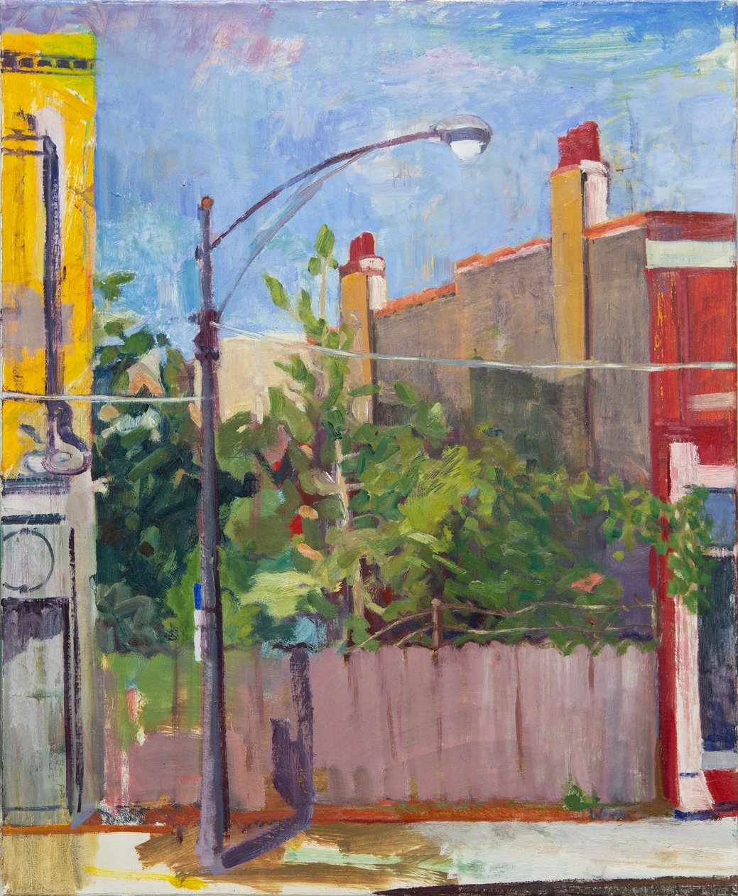 Eden sur la Grand Avenue, 2007 (huile sur toile) - Megan Williamson