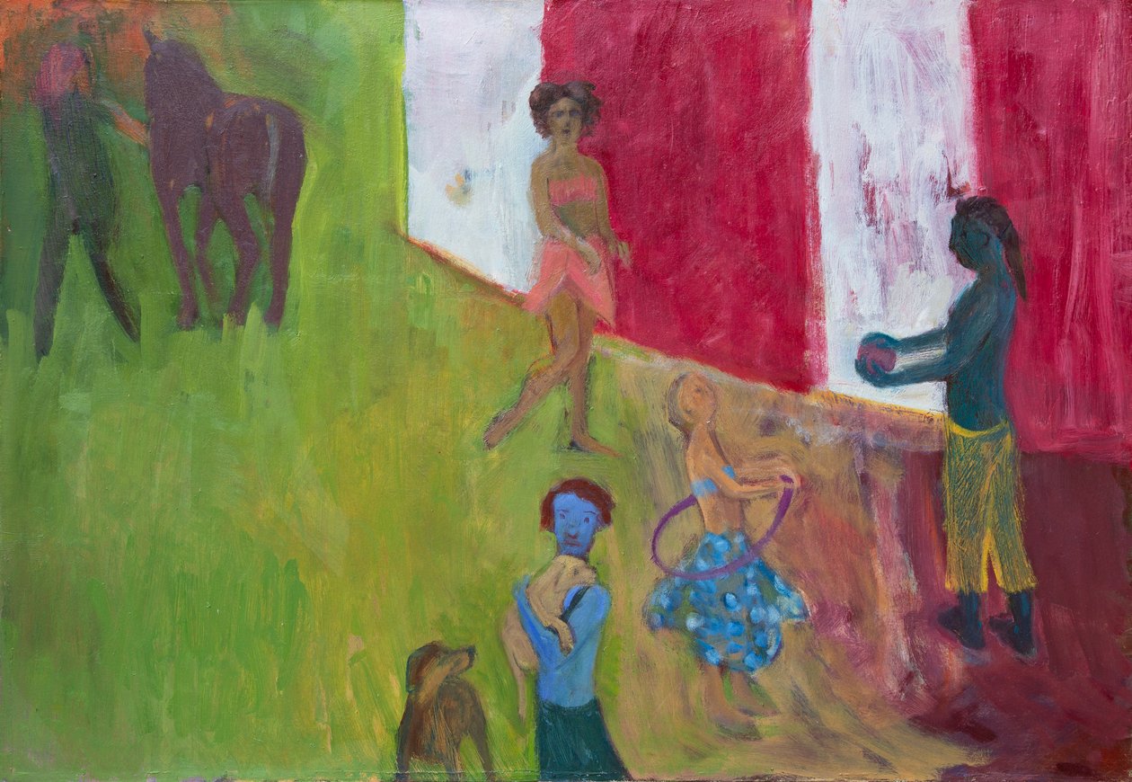 Paires, 2019 (huile sur toile) - Megan Williamson