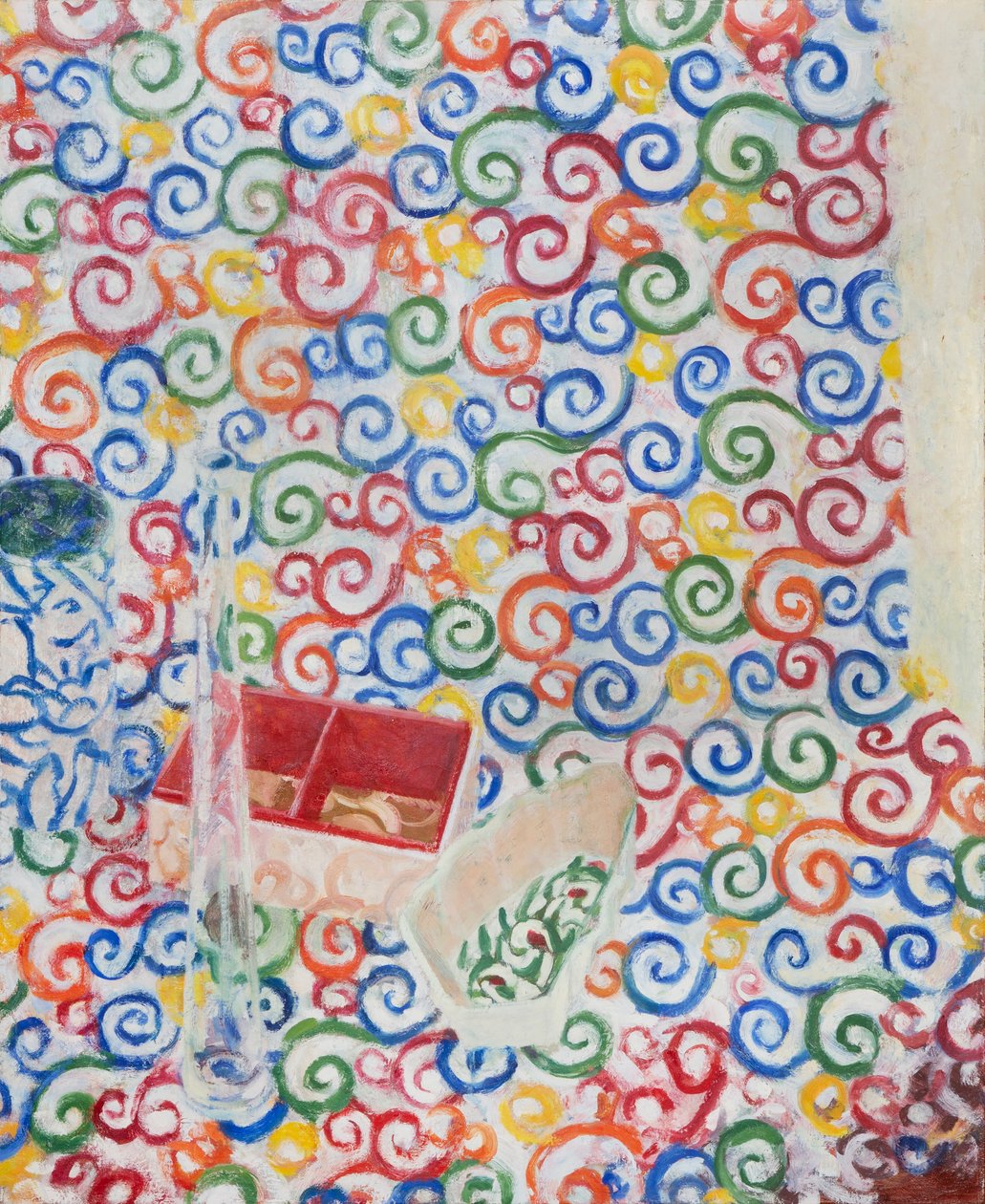 Nature morte avec bouteille en verre, 2013 (huile sur toile) - Megan Williamson