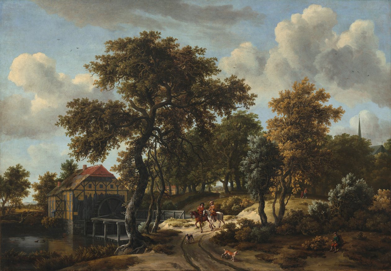 Les voyageurs - Meindert Hobbema