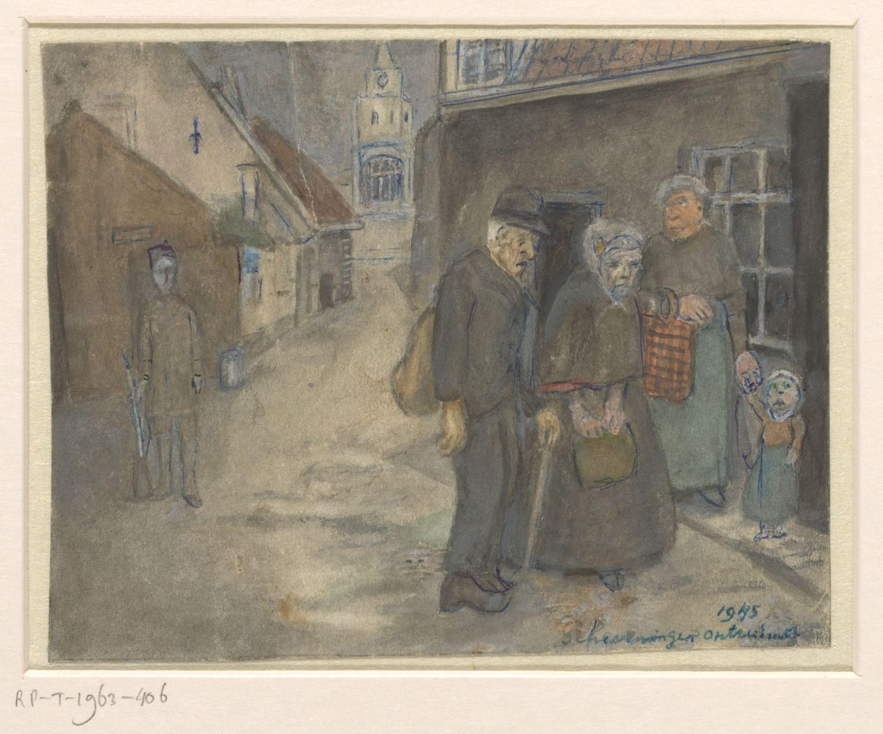 Paysage de montagne avec des conifères - Melchior Küsel (I)