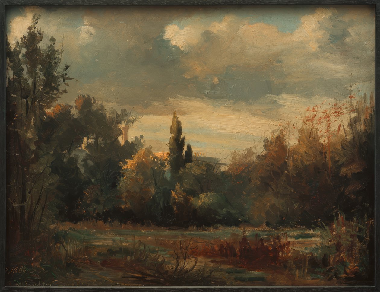 Paysage de parc berlinois - Melchior Lechter