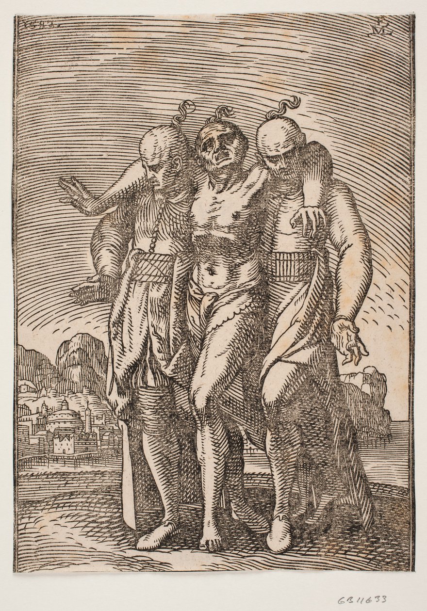 Homme à moitié vêtu avec une tresse à l