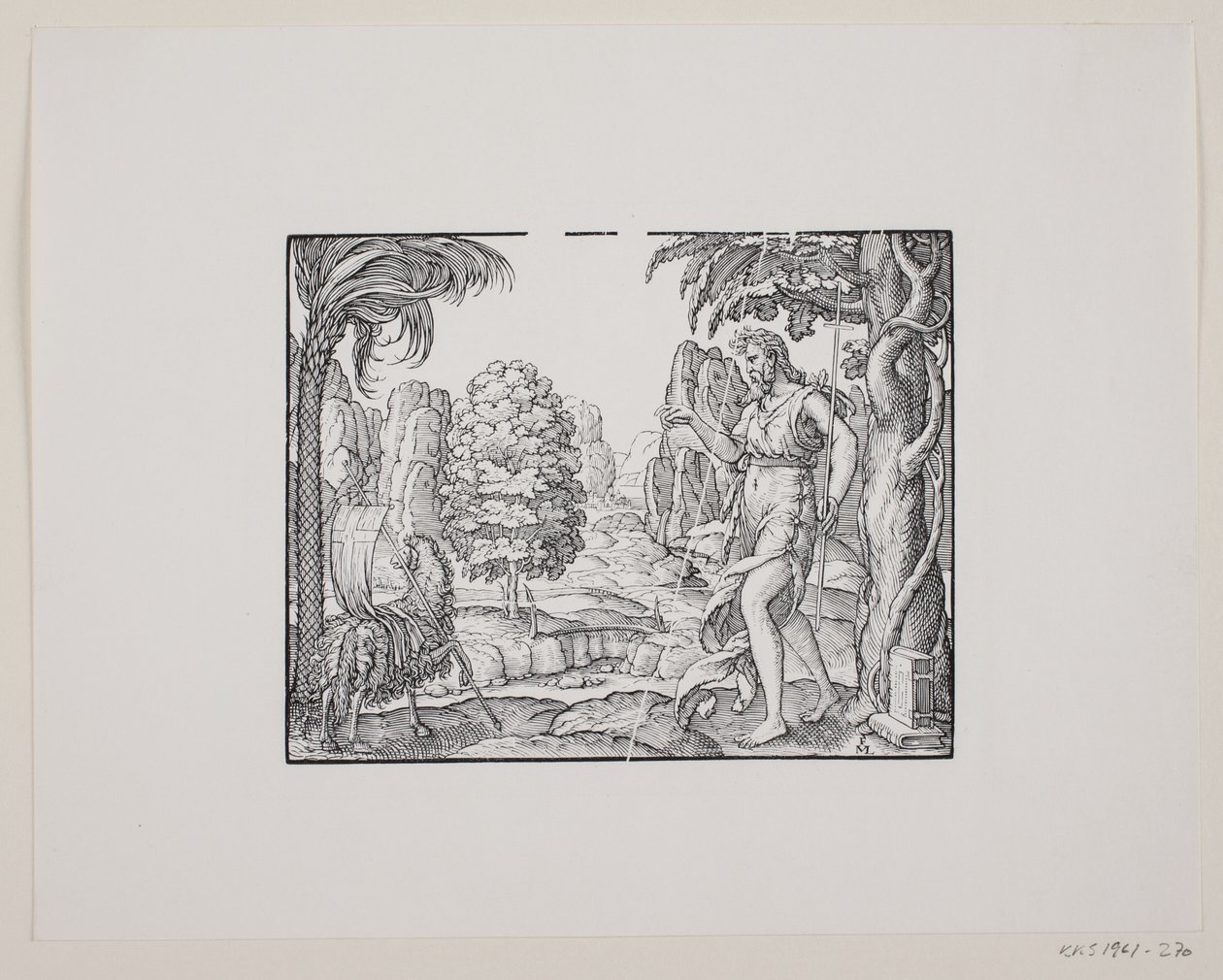 Jean-Baptiste dans le désert - Melchior Lorck
