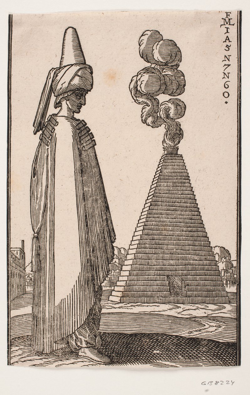 Homme en cape - Melchior Lorck
