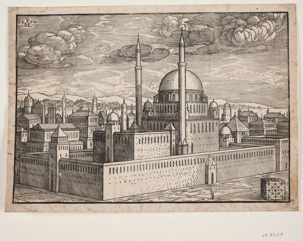Probablement la mosquée Selim I - Melchior Lorck
