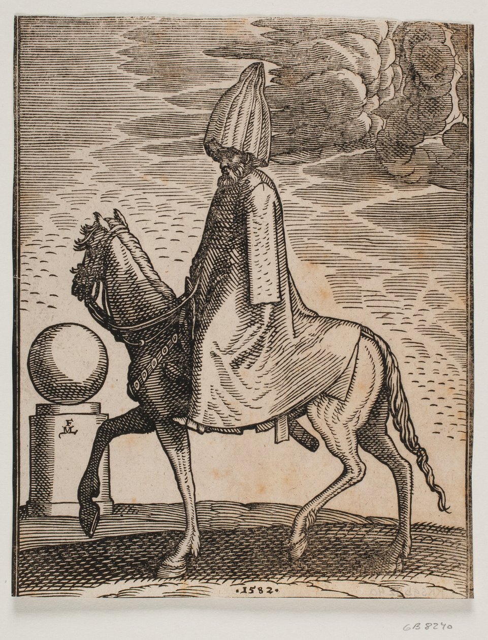 Cavalier vêtu d