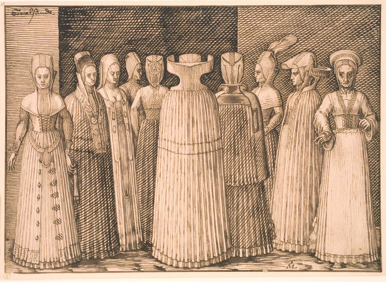 Dix femmes de Stralsund - Melchior Lorck