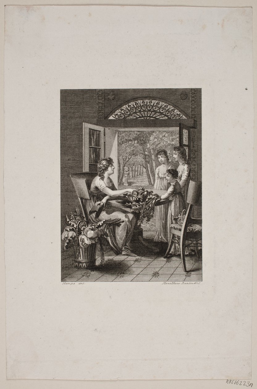Illustration avec des femmes autour d