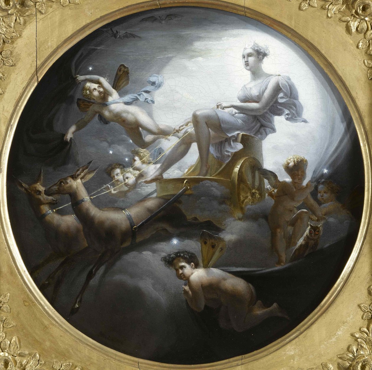 Diane sur son char, 1821 - Merry Joseph Blondel
