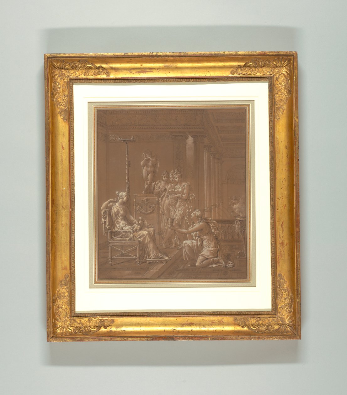 Dessin, conception de papier peint - Merry Joseph Blondel
