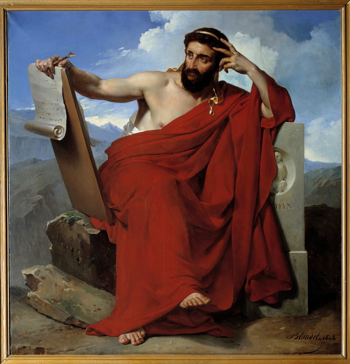 Portrait de Solon législateur et poète d
