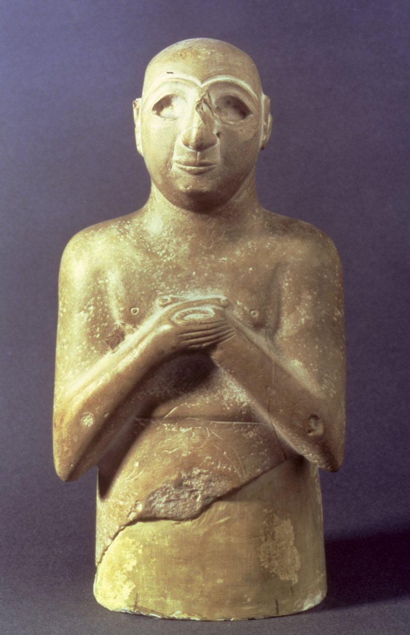 Statue du dieu Utu, Mésopotamie, c.2400 av. J.-C. - Mesopotamian