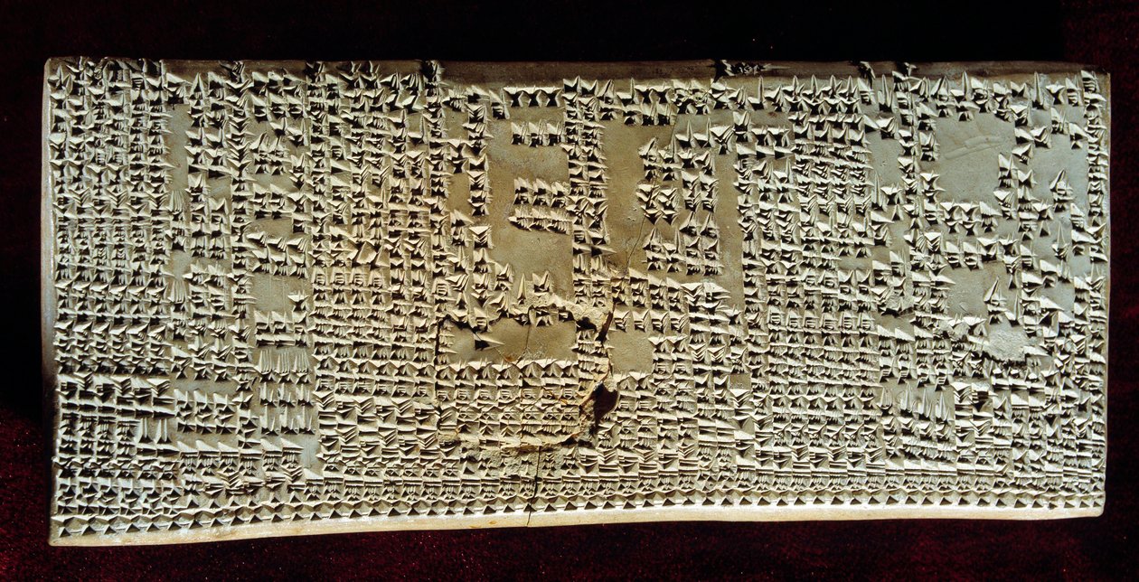 Antiquité orientale : tablette médicale gravée d