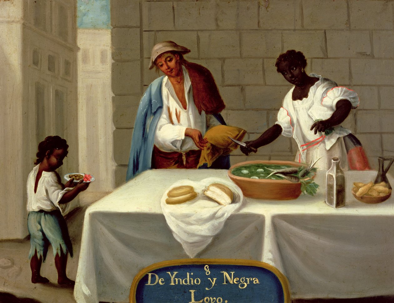 Un Indien Américain et sa Femme Noire, d