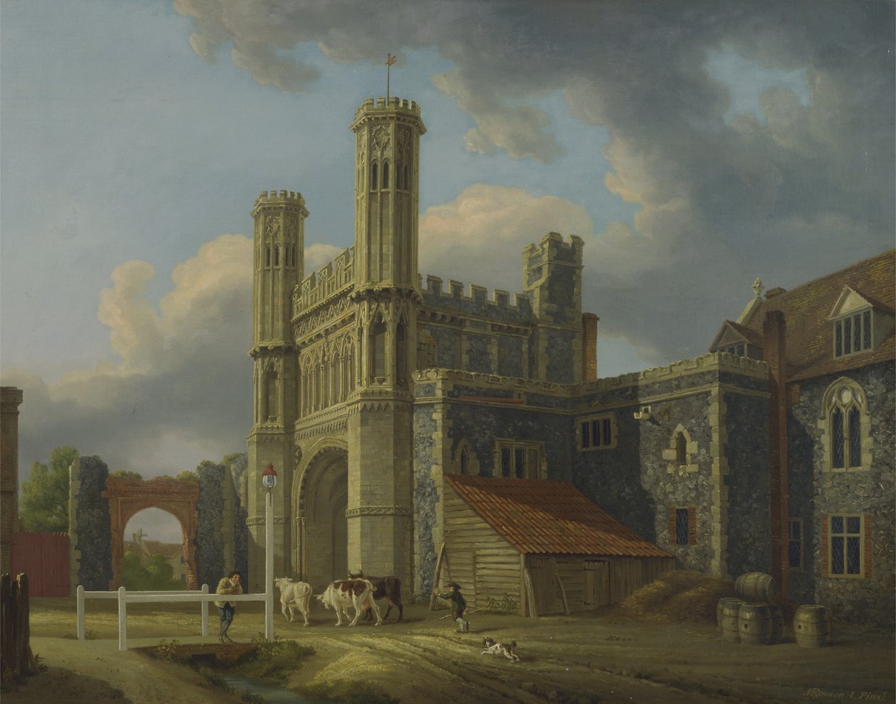 La porte de Saint-Augustin, vers 1778 - Michael Rooker