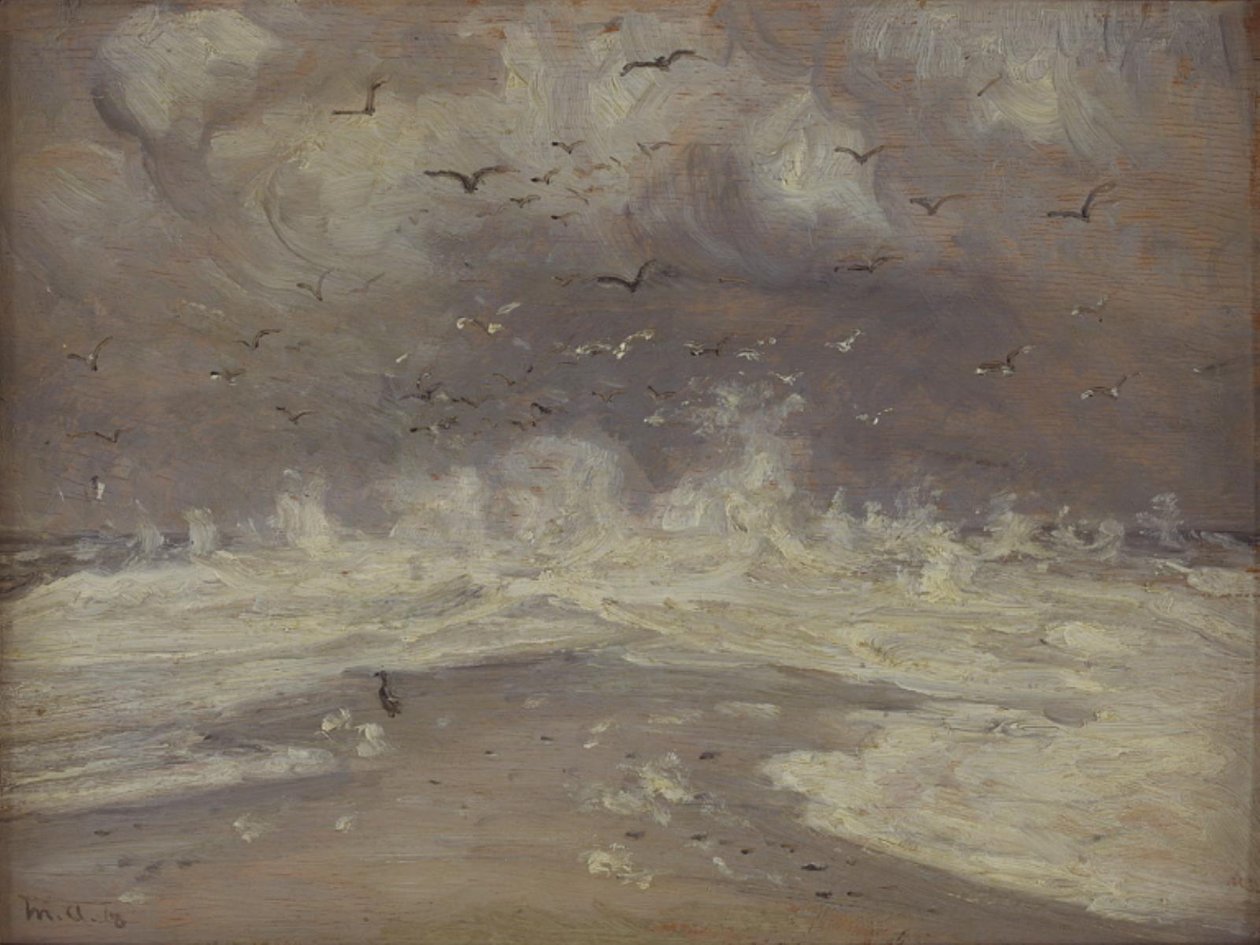 Vagues sur la côte nord du Jutland - Michael Ancher